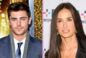 demi moore zac efron 300x202 Demi Moore e la passione per gli uomini più giovani di lei: impazzita per Zac Efron? immgine