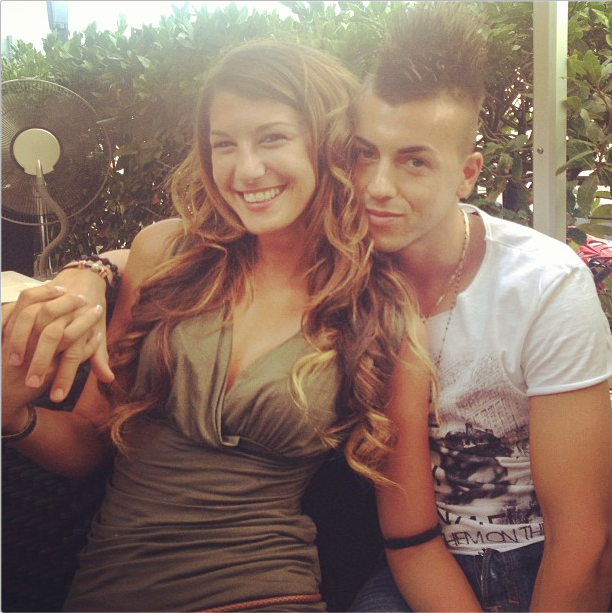 Stephan El Sharaawy with Girlfriend Ester Giordano