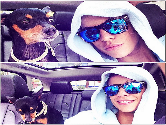 Elisabetta-Canalis-cane-Piero