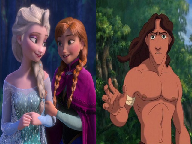 tarzan fratello elsa anna frozen