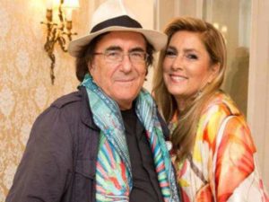 Albano e Romina  fuori dal palco