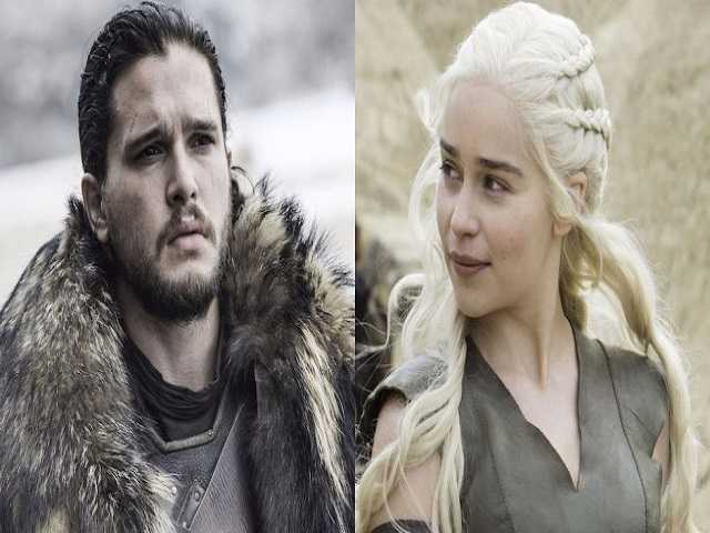 jon snow e daenerys game of thrones