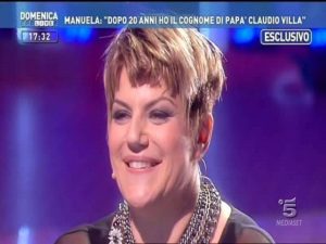 manuela villa a domenica live