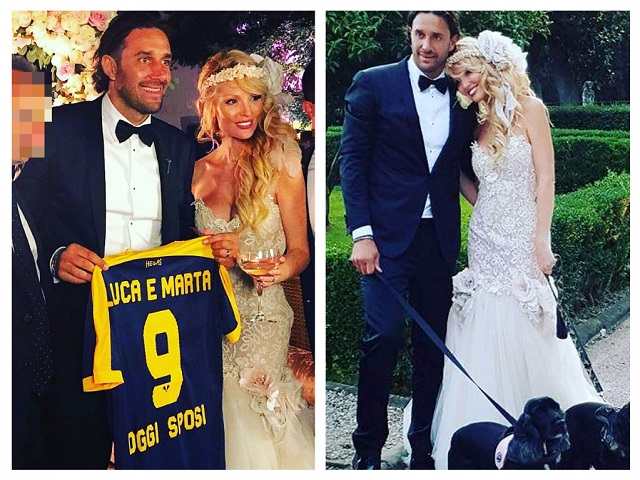 Luca Toni Marta Cecchetto Matrimonio