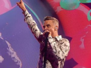 robbie williams sul palco