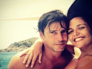 serena rossi e davide devenuto al mare