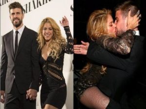 shakira e pique bacio