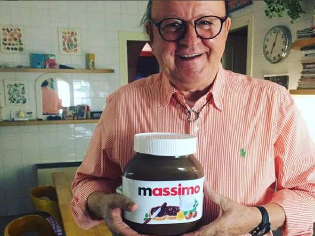 massimo boldi con nutella