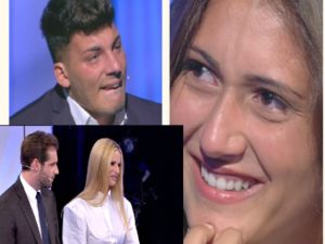 c'è posta per te chiara e giuseppe con michelle hunziker e trussardi