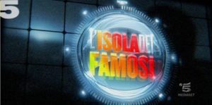 isola dei famosi e il logo ufficiale