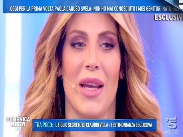 paola caruso a domenica live