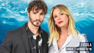 stefano de martino e alessia marcuzzi all'isola dei famosi