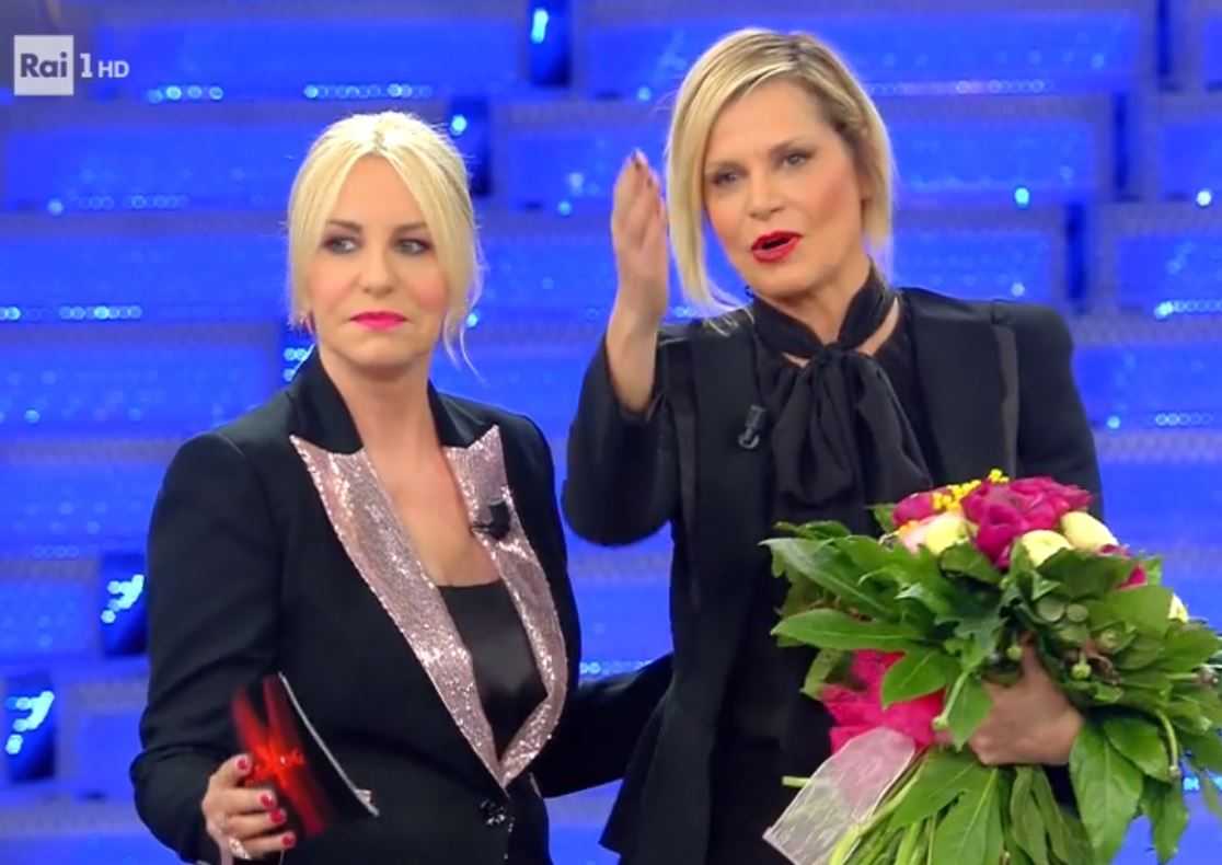 simona ventura ospite di antonella clerici a sanremo young