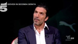 gigi buffon a l'intervista di maurizio costanzo