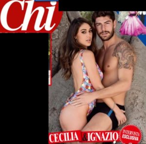 cecilia rodriguez e ignazio moser in copertina su chi