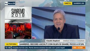 claudio baglioni nella conferenza stampa di sanremo 2018