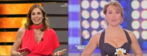 cristina parodi e barbara d'urso in tv domenica 11 febbraio 2018