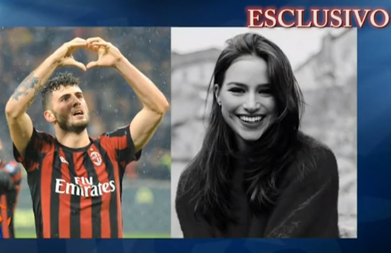 cutrone e la fidanzata caterina