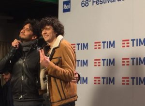 ermal meta e fabrizio moro in conferenza stampa a sanremo 2018