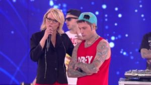 maria de filippi e fedez ad amici