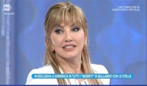 milly carlucci ospite a domenica in 2018