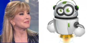 milly carlucci e robot conduttore ballando con le stelle