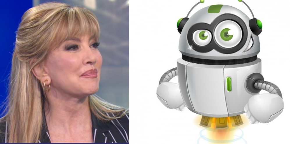 milly carlucci e robot conduttore ballando con le stelle