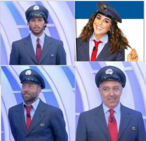 i 4 postini di c'è posta per te, gianfranco, marcello, maurizio e chiara