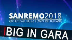 sanremo 2018 e la grafica sui big in gara