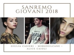 sanremo giovani 2018 cantanti