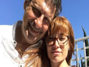 selfie carlotta mantovan e fabrizio frizzi