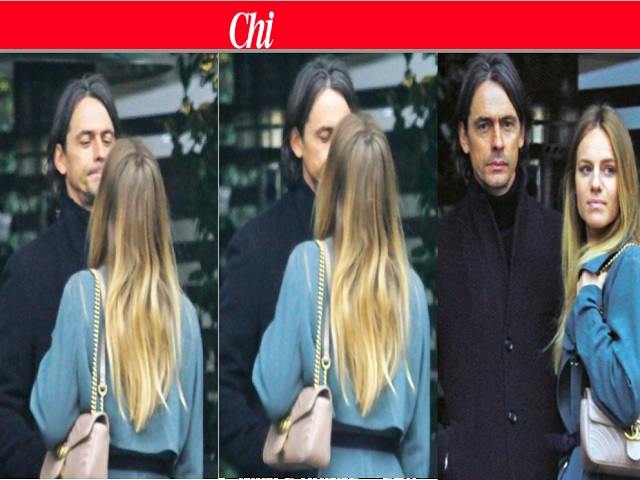 filippo inzaghi bacia angela ex corteggiatrice di uomini e donne foto