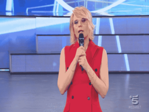 Foto di Maria De Filippi nella prima puntata di Amici 2018 Serale