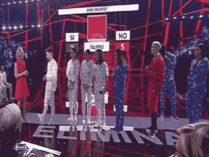 Foto eliminazione prima puntata Amici 2018 Serale