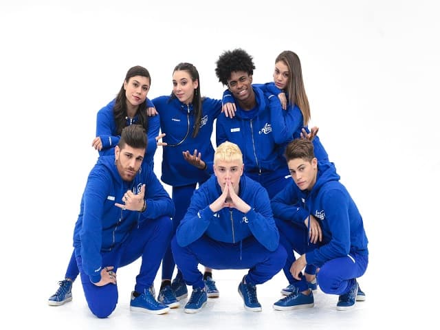 Foto della squadra Blu di Amici 2018 - Serale