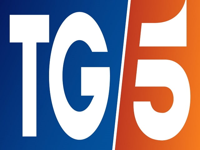 Foto del nuovo logo del Tg5