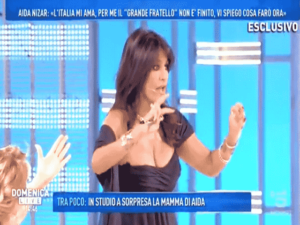 Foto Aida Nizar, ospite a Domenica Live 2018