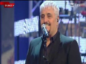 Foto ultima apparizione TV Pino Daniele