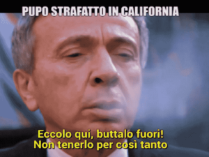 Foto di Pupo che fuma marijuana a Le Iene 2018