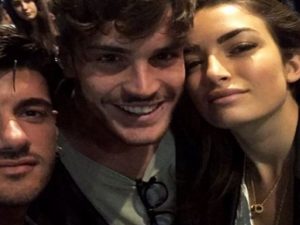 nilufar e giordano con alessandro basile