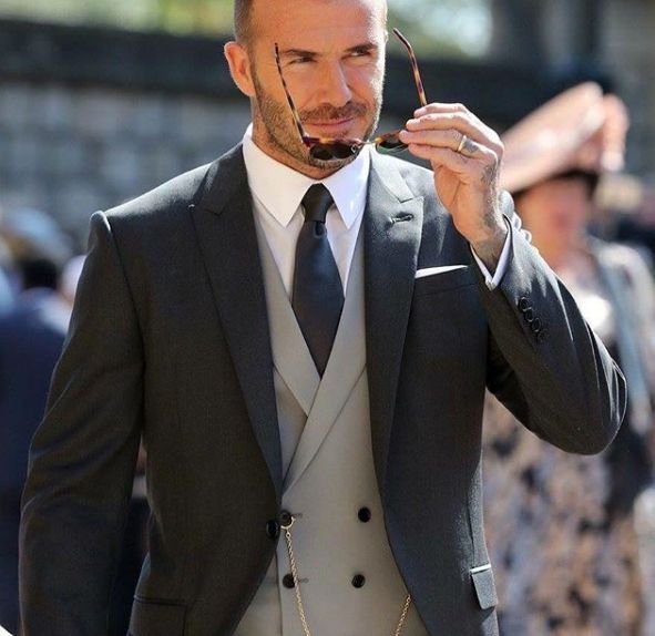 Beckham incanta al matrimonio di Harry e Meghan: gaffe per Victoria