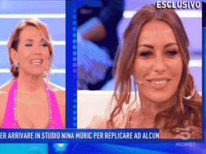 Foto Karina Cascella a Domenica Live