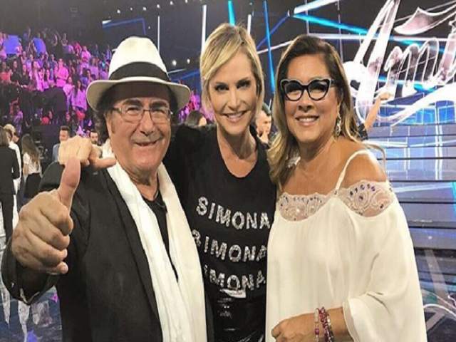 simona ventura albano romina power ad amici