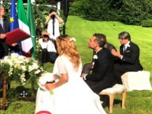 daniele bossari e filippa lagerback matrimonio 