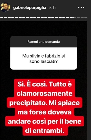 parpiglia instagram stories casa corona