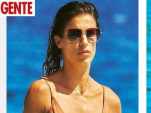 elisabetta canalis in sardegna