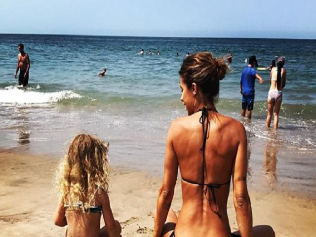 elisabetta canalis con figlia