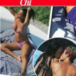 paola di benedetto al mare con federica