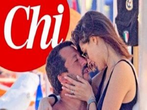 elisa isoardi in vacanza con salvini