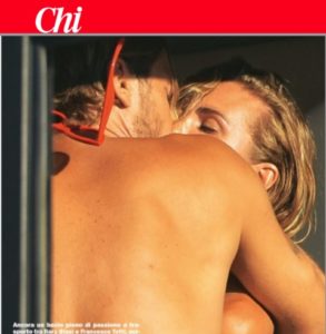 bacio francesco totti e ilary blasi